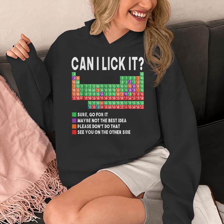 Can I Lick It Periodic Table Science Teacher Boy And Girls Women's Hoodie, Science Teacher Gifts, funny design