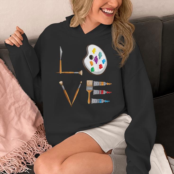 Love Art For Artist Art Teacher Women's Hoodie, funny design Love Art For Artist Art Teacher Women's Hoodie, funny design