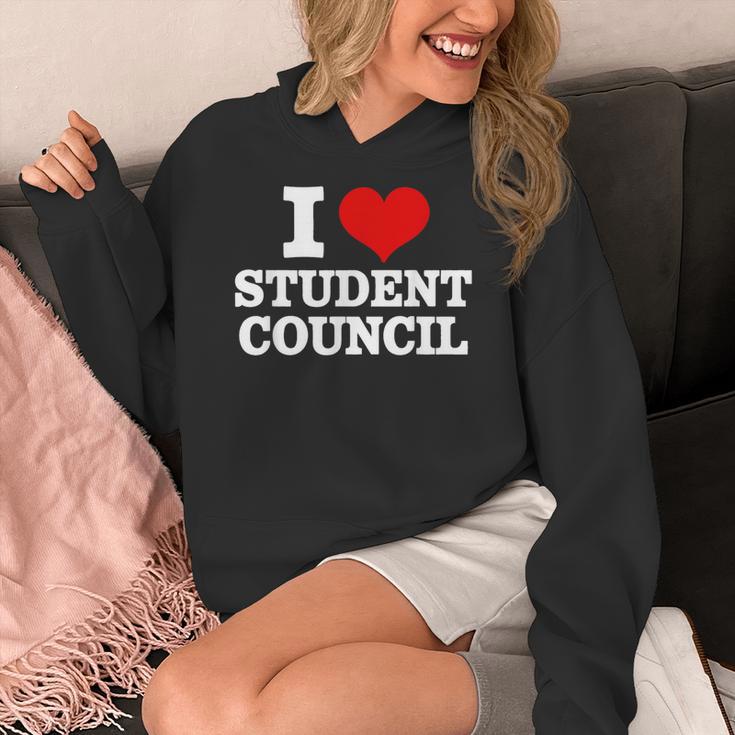 I Love Student Council Student Teacher Women's Hoodie, funny design I Love Student Council Student Teacher Women's Hoodie, funny design