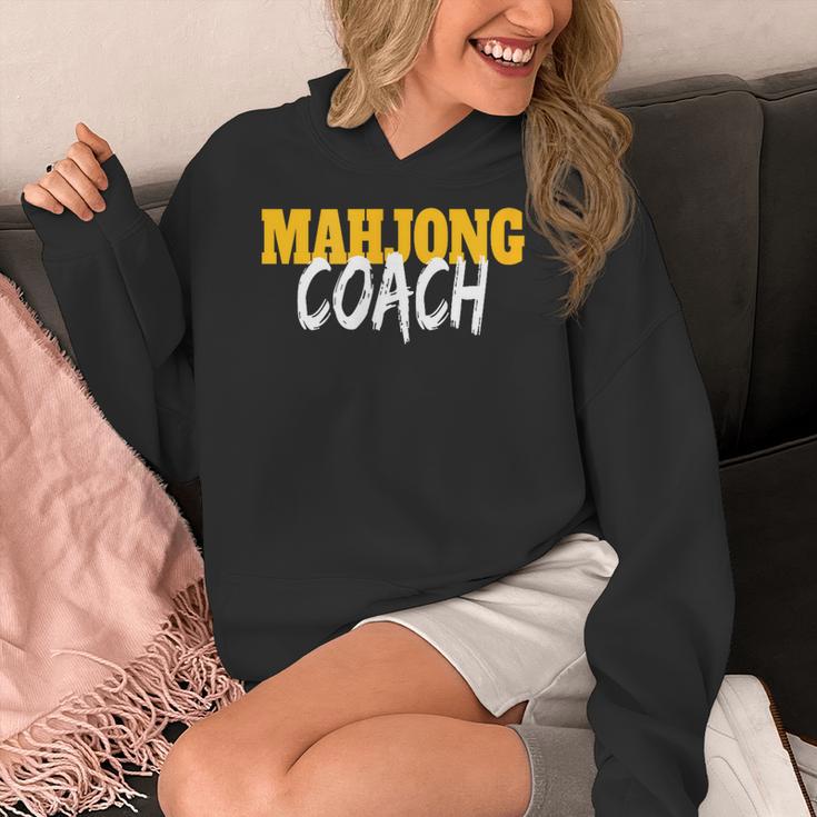 Mahjong Coach Coaching Trainer Teacher Women's Hoodie, funny design Mahjong Coach Coaching Trainer Teacher Women's Hoodie, funny design