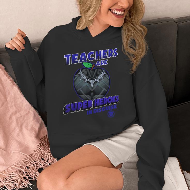 Marvel Teachers Are Super Heroes In Disguise Panther Women's Hoodie, funny design Marvel Teachers Are Super Heroes In Disguise Panther Women's Hoodie, funny design