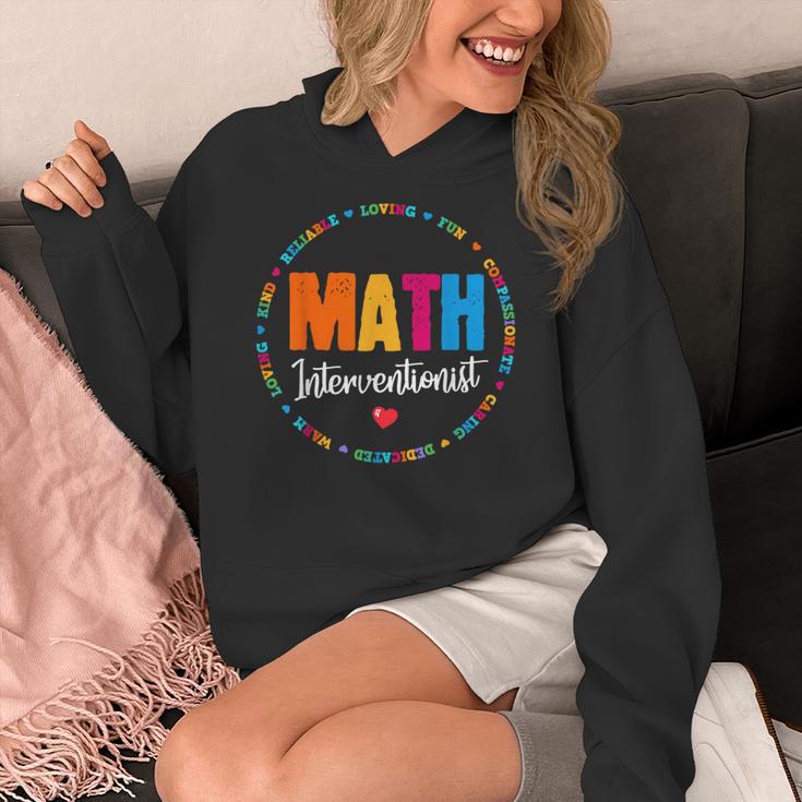 Math Interventionist Teacher Coach Squad Mathematics STEM Women's Hoodie, funny design Math Interventionist Teacher Coach Squad Mathematics STEM Women's Hoodie, funny design
