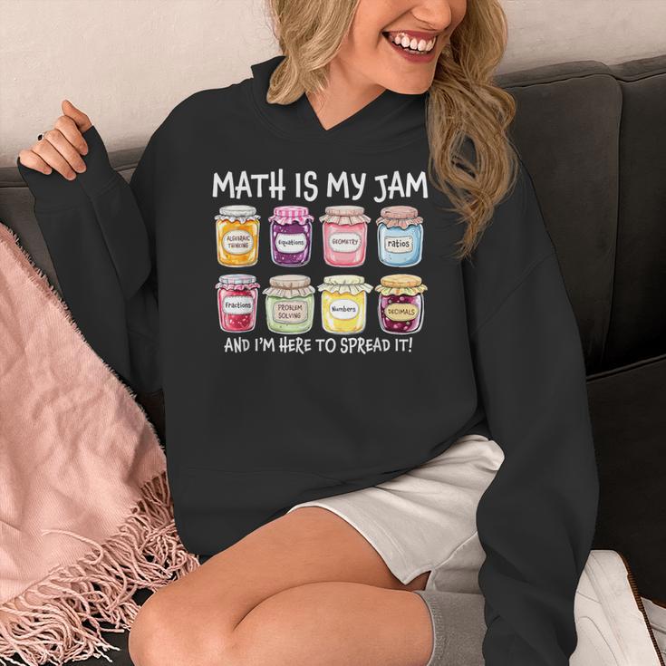 Math Is My Jam And I'm Here To Spread It Math Teacher Women's Hoodie, funny design Math Is My Jam And I'm Here To Spread It Math Teacher Women's Hoodie, funny design