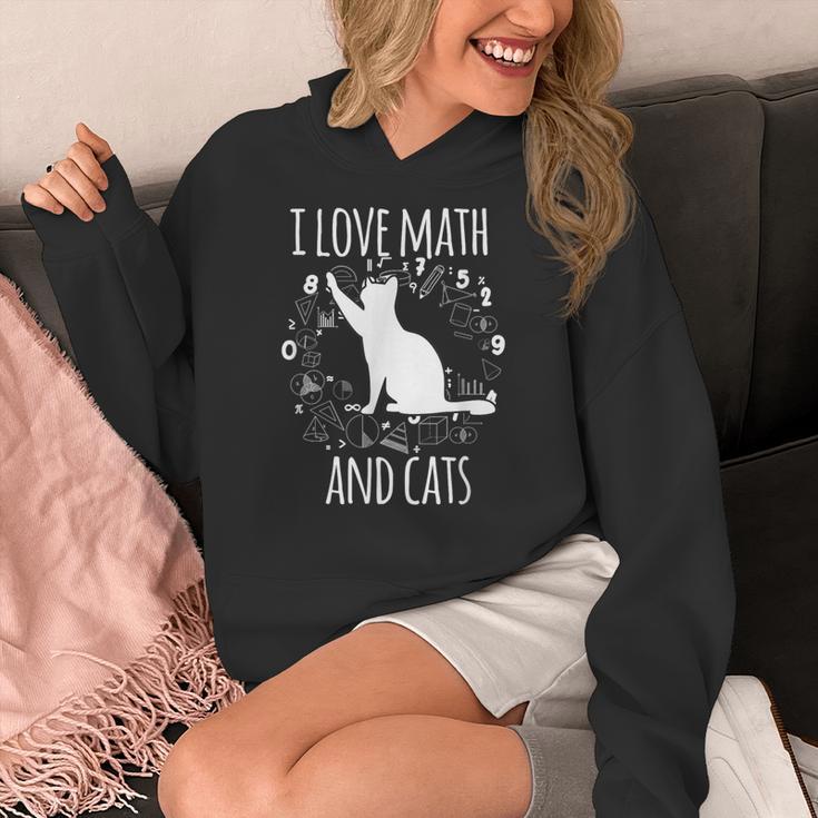 Math Nerd Math Teacher Cat Lover I Love Math And Cats Women's Hoodie, funny design Math Nerd Math Teacher Cat Lover I Love Math And Cats Women's Hoodie, funny design