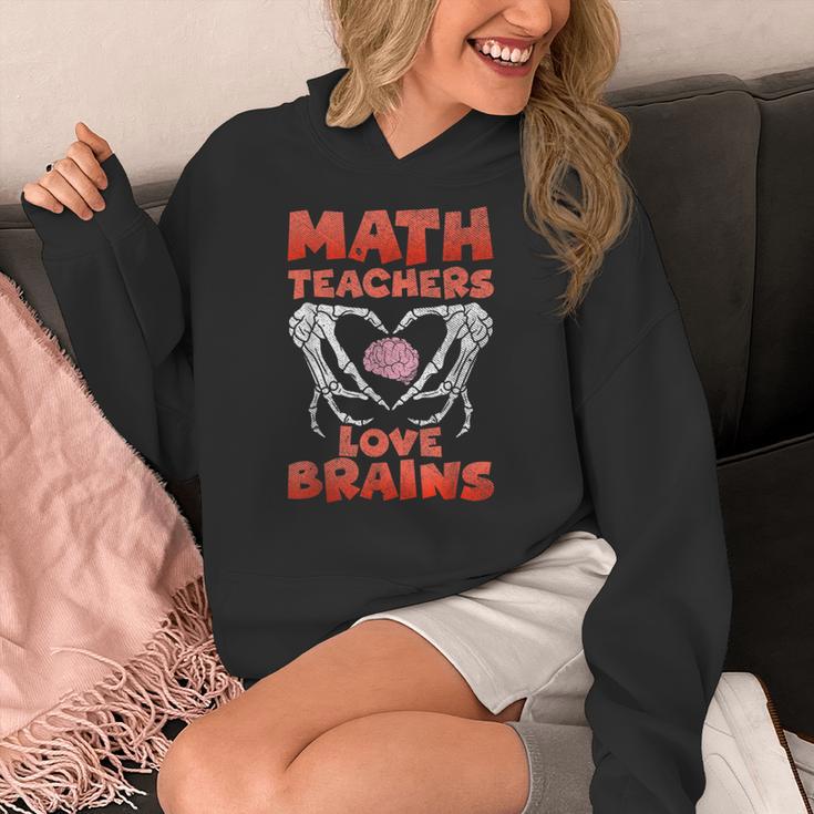 Math Teachers Love Brains Scary Halloween Men Women Women's Hoodie, funny design Math Teachers Love Brains Scary Halloween Men Women Women's Hoodie, funny design