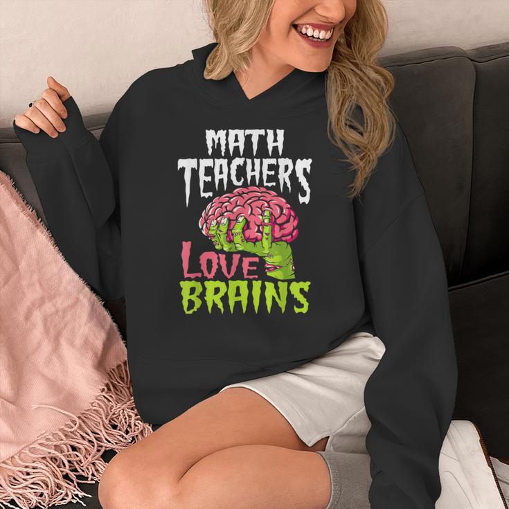 Math Teachers Love Brains Zombie Teacher School Halloween Women's Hoodie, funny design Math Teachers Love Brains Zombie Teacher School Halloween Women's Hoodie, funny design