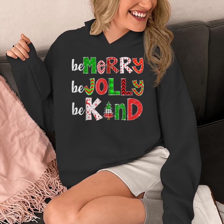 Be Merry Be Jolly Be Kind Merry Christmas Teacher Xmas Pjs Women's Hoodie, funny design Be Merry Be Jolly Be Kind Merry Christmas Teacher Xmas Pjs Women's Hoodie, funny design