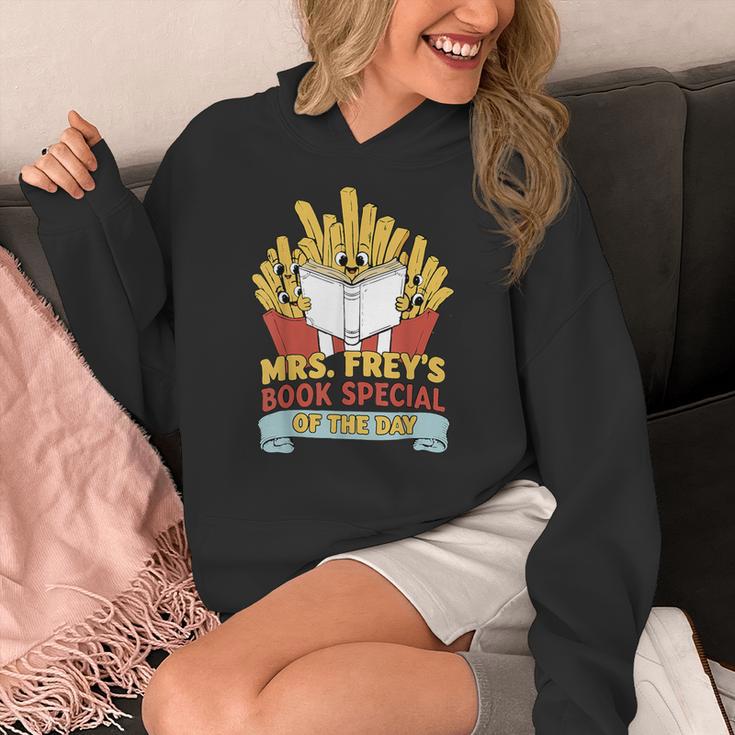 Mrs Frey Book Special Reading Elementary Teacher Women's Hoodie, funny design Mrs Frey Book Special Reading Elementary Teacher Women's Hoodie, funny design