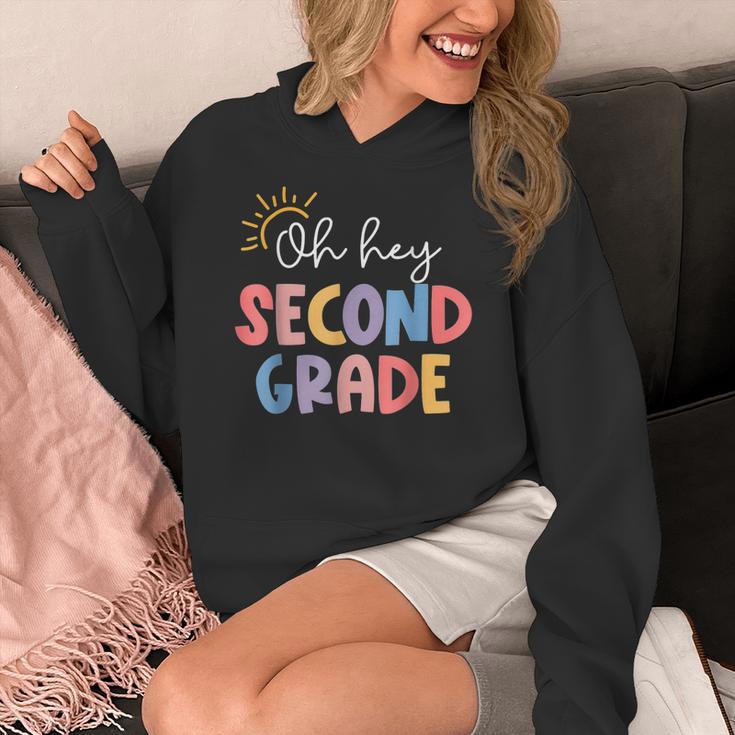 Oh Hey Second Grade First Day Of Teacher Girls Boys Kids Women's Hoodie, First Grade Teacher Gifts, funny design