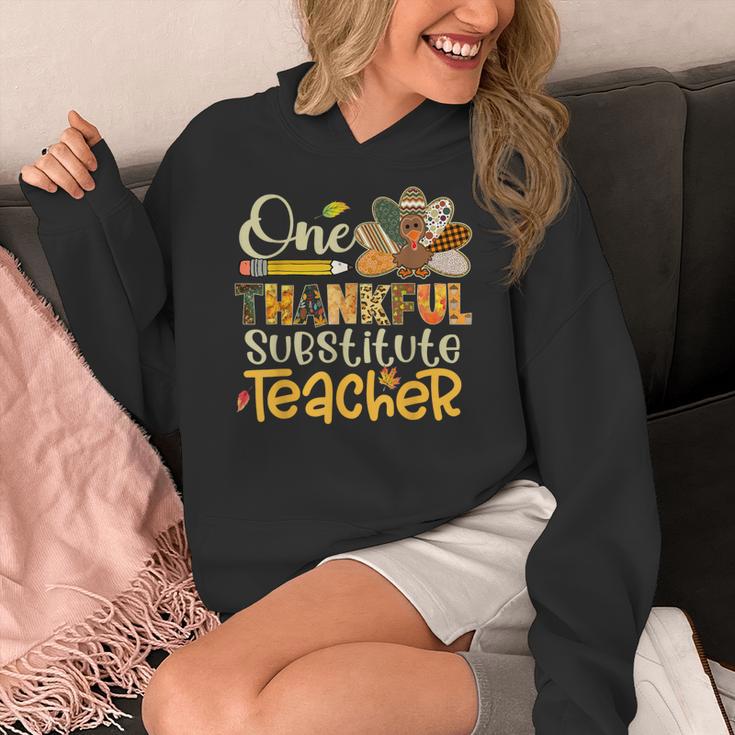 One Thankful Substitute Teacher Turkey Leopard Thanksgiving For Men Women Women's Hoodie, funny design One Thankful Substitute Teacher Turkey Leopard Thanksgiving For Men Women Women's Hoodie, funny design