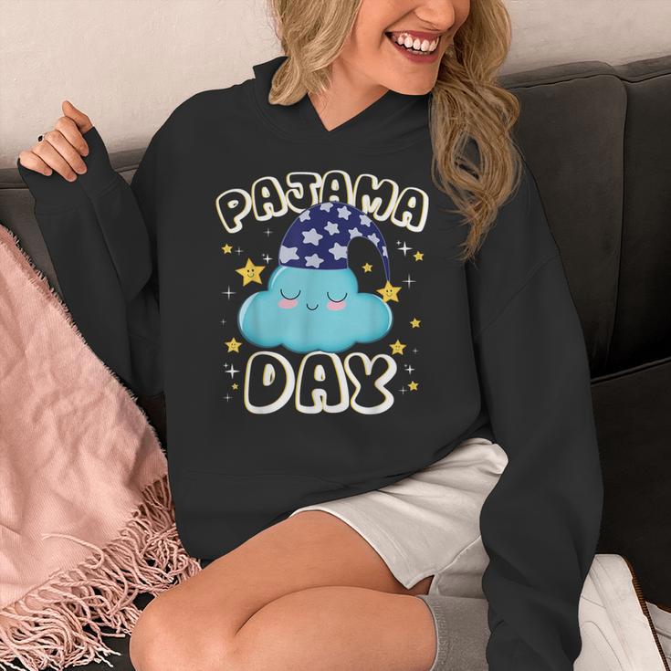 Pajama Day School Spirit Week Fun Cloud Teacher Student Women's Hoodie, funny design Pajama Day School Spirit Week Fun Cloud Teacher Student Women's Hoodie, funny design