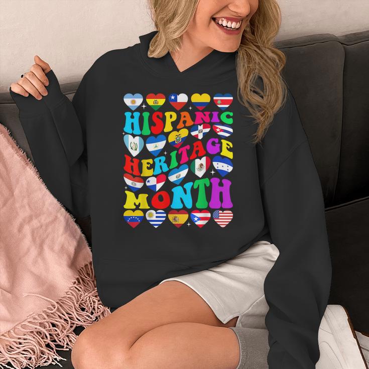 Hispanic Heritage Month 2025 Latino Puerto Rico Teacher Kids Women's Hoodie, funny design