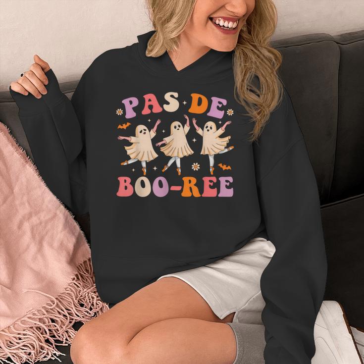 Pas De BOO-Rée Ballet Ghost Dancer Dance Teacher Halloween Women's Hoodie, funny design Pas De BOO-Rée Ballet Ghost Dancer Dance Teacher Halloween Women's Hoodie, funny design