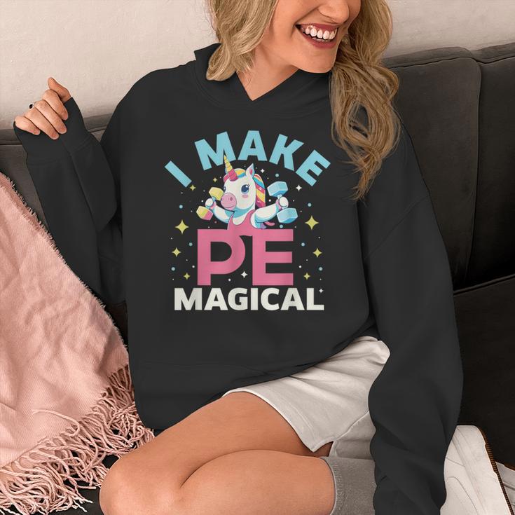 PE Teacher Unicorn I Make PE Magical Women's Hoodie, Pe Teacher Gifts, funny design PE Teacher Unicorn I Make PE Magical Women's Hoodie, Pe Teacher Gifts, funny design