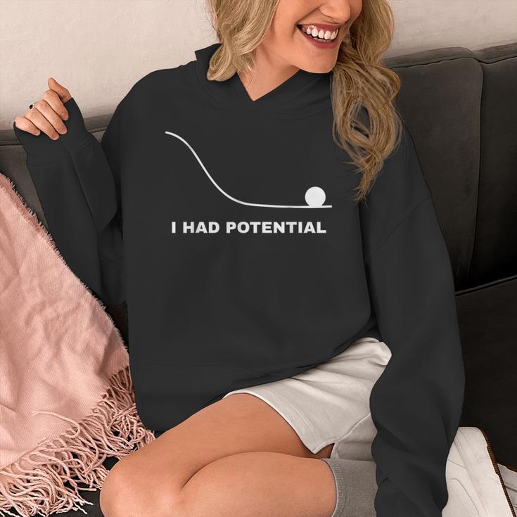 I Had Potential Physics Science Physics Teachers Students Women's Hoodie, Science Teacher Gifts, funny design I Had Potential Physics Science Physics Teachers Students Women's Hoodie, Science Teacher Gifts, funny design