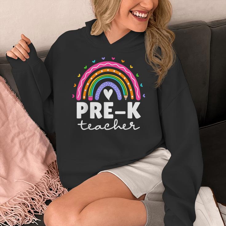 Pre-K Teacher Cute Pre Kindergarten For Teachers Rainbow For Men Women Kids Women's Hoodie, funny design Pre-K Teacher Cute Pre Kindergarten For Teachers Rainbow For Men Women Kids Women's Hoodie, funny design