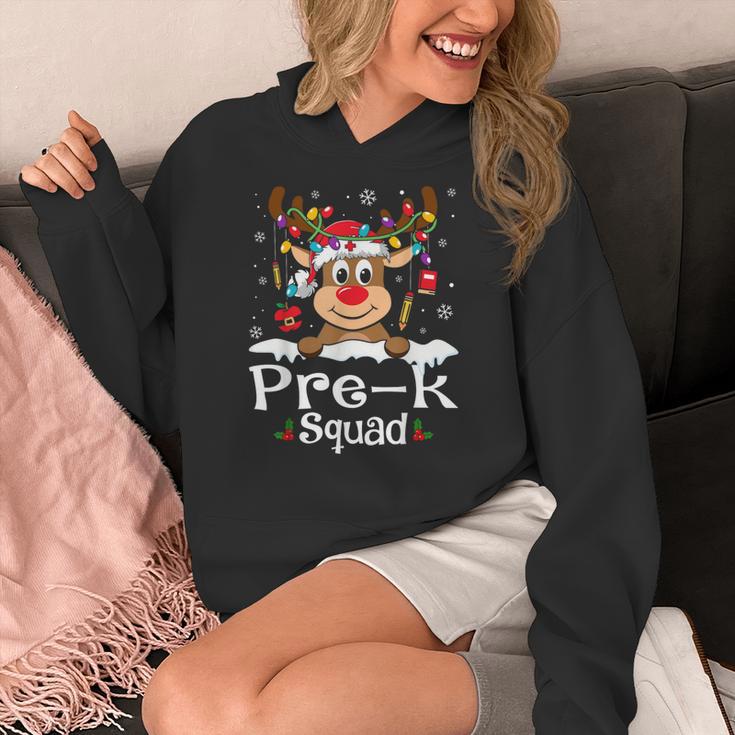 Pre-k Teacher Squad Reindeer Teacher Christmas Women's Hoodie, funny design Pre-k Teacher Squad Reindeer Teacher Christmas Women's Hoodie, funny design