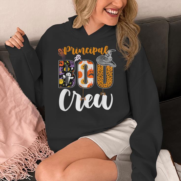 Principal Boo Crew Ghost Halloween Teachers School Matching Women's Hoodie, funny design Principal Boo Crew Ghost Halloween Teachers School Matching Women's Hoodie, funny design