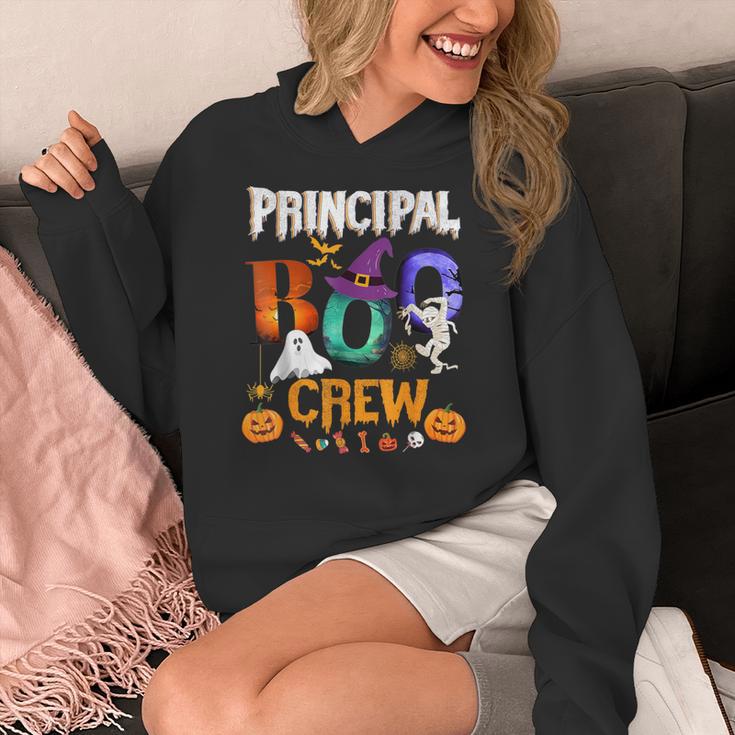 Principal Boo Crew Teacher Student Halloween Costume For Men Women Kids Women's Hoodie, funny design