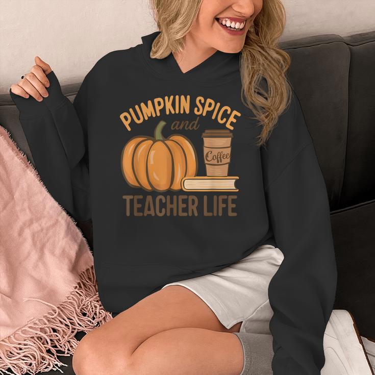 Pumpkin Spice And Teacher Life Halloween Teacher Women's Hoodie, funny design Pumpkin Spice And Teacher Life Halloween Teacher Women's Hoodie, funny design