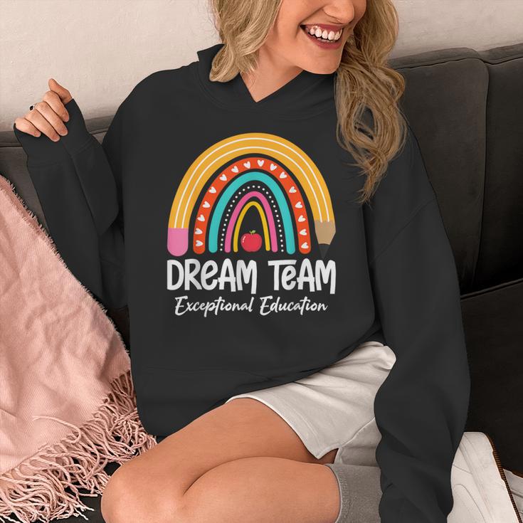 Rainbow Pencil Dream Exceptional Education Team SPED Teacher Women's Hoodie, funny design Rainbow Pencil Dream Exceptional Education Team SPED Teacher Women's Hoodie, funny design