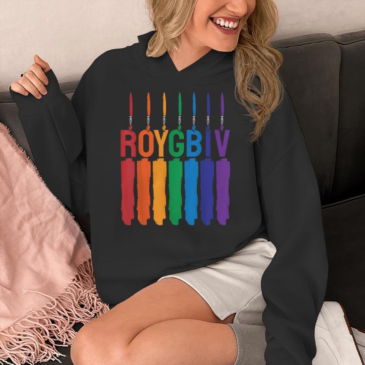 Rainbow Roygbiv Kids Artist Costume Art Teacher Women's Hoodie, funny design Rainbow Roygbiv Kids Artist Costume Art Teacher Women's Hoodie, funny design