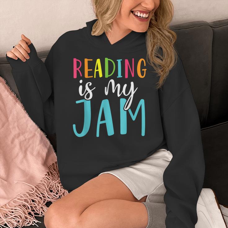 Reading Is My Jam Back To School Teacher Women's Hoodie, funny design Reading Is My Jam Back To School Teacher Women's Hoodie, funny design