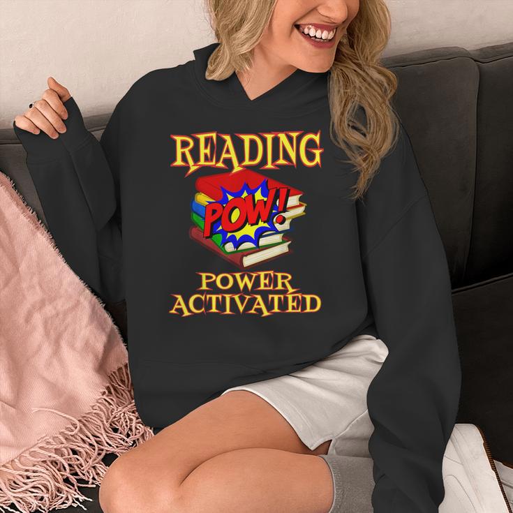 Reading Super Power Activated Superhero Teacher Or Student Men Women Girls Kids Women's Hoodie, Super Teacher Gifts, funny design