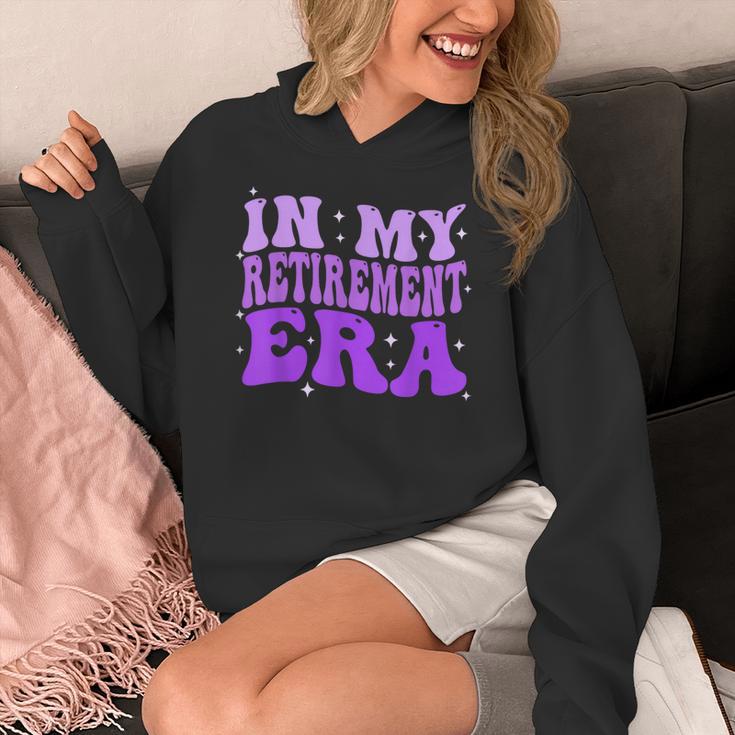 In My Retirement Era Groovy Retired Teacher 2025 Women Women's Hoodie, Groovy Teacher Gifts, funny design In My Retirement Era Groovy Retired Teacher 2025 Women Women's Hoodie, Groovy Teacher Gifts, funny design