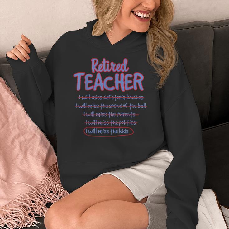 Retiring Teacher Tshirt For Retired Teachers For Men Women Women's Hoodie, funny design