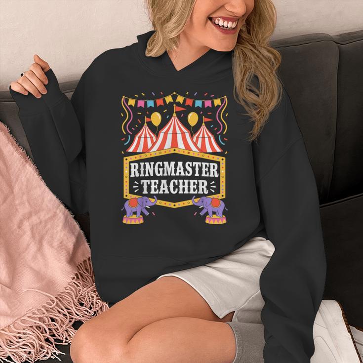 Ringmaster Teacher Circus Party Ringmaster Carnival Women's Hoodie, funny design
