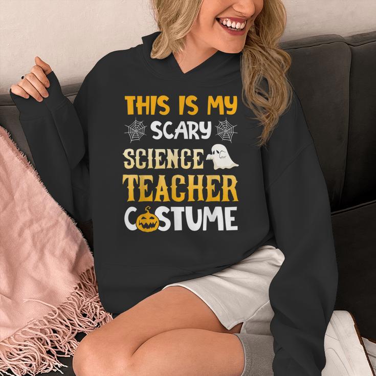 This Is My Scary Science Teacher Halloween Costumes Men Women Kids Women's Hoodie, Science Teacher Gifts, funny design