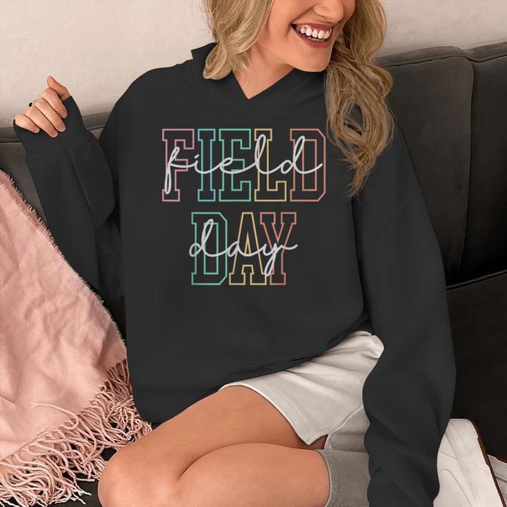 School Field Day Happy Field Day Tee Teacher Life Summer Women's Hoodie, funny design