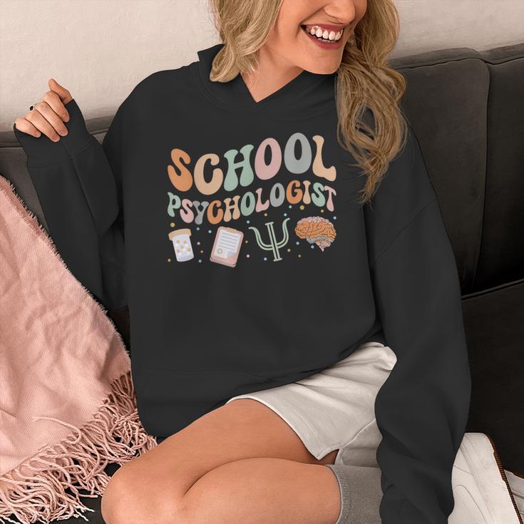 School Psychologist Teacher Psychology School Psychologist Women's Hoodie, funny design
