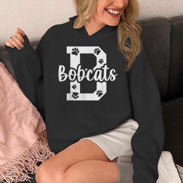 School Spirit Mascot Bobcats Back To School Teacher Student Women's Hoodie, funny design School Spirit Mascot Bobcats Back To School Teacher Student Women's Hoodie, funny design