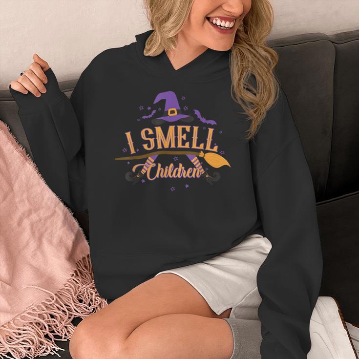 I Smell Children Wicked Cute Kindergarten Teacher Halloween Women's Hoodie, funny design