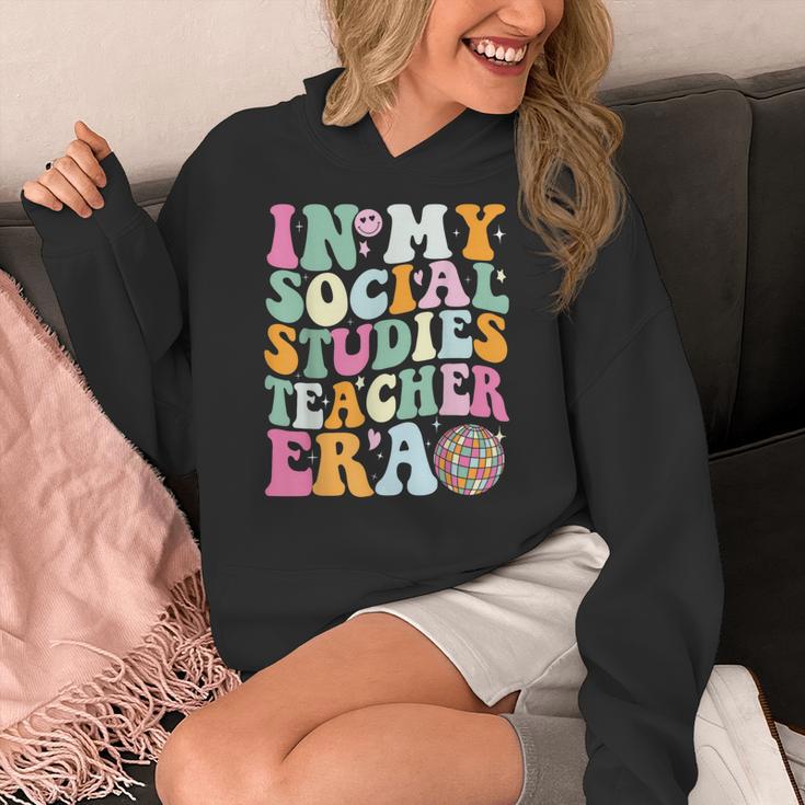 In My Social Studies Teacher Era Cute Social Studies Teacher Women's Hoodie, funny design In My Social Studies Teacher Era Cute Social Studies Teacher Women's Hoodie, funny design