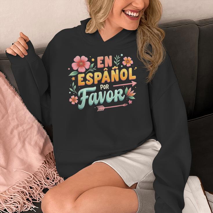 Spanish Teacher Maestra Dimelo En Espanol Por Favor Women's Hoodie, funny design Spanish Teacher Maestra Dimelo En Espanol Por Favor Women's Hoodie, funny design