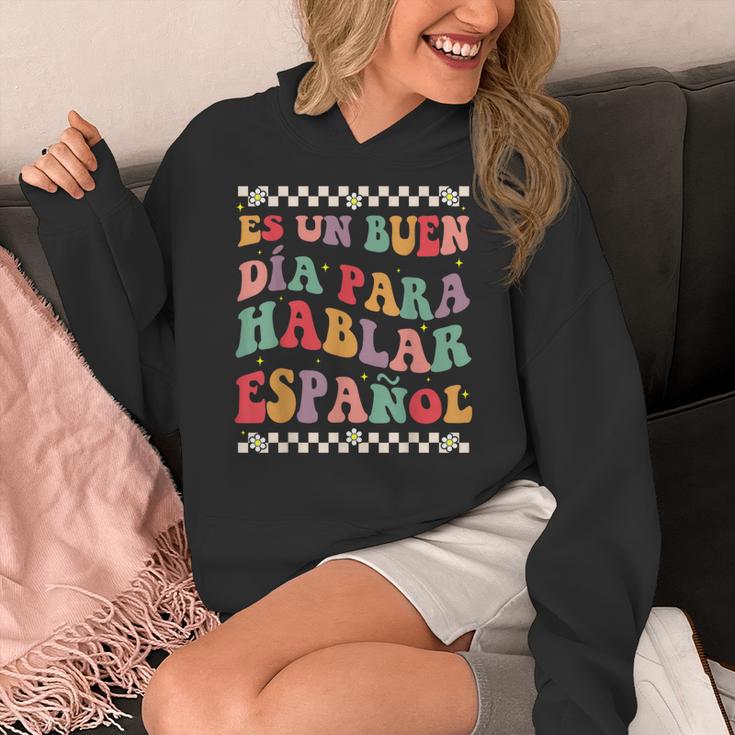 Spanish Teacher Maestra Hablar EspañOl Bilingual Teacher Women's Hoodie, funny design Spanish Teacher Maestra Hablar EspañOl Bilingual Teacher Women's Hoodie, funny design