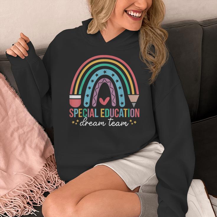 Special Education Dream Team Rainbow SPED Teacher Autism Women's Hoodie, funny design