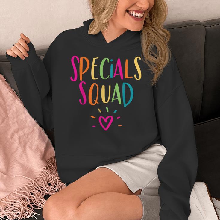 Specials Squad Art Music PE Tech Gym Teacher Team Women's Hoodie, Pe Teacher Gifts, funny design