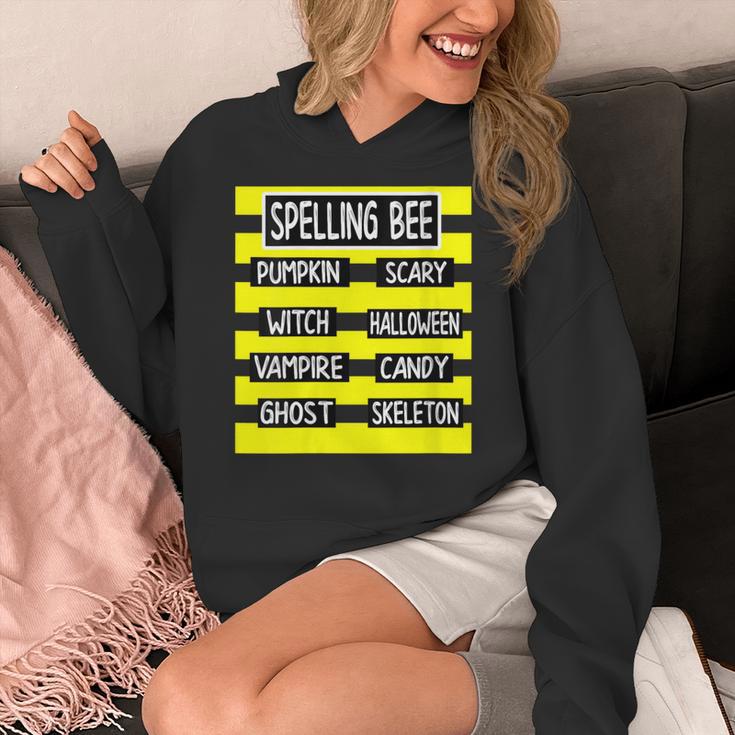 Spelling Bee Pun Halloween Costume For Teachers Women's Hoodie, funny design Spelling Bee Pun Halloween Costume For Teachers Women's Hoodie, funny design