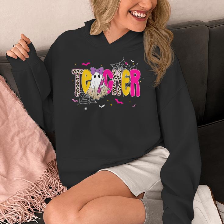 Spooky Halloween Teacher Para Counselor SPED Preppy Boo Kids Women's Hoodie, funny design Spooky Halloween Teacher Para Counselor SPED Preppy Boo Kids Women's Hoodie, funny design