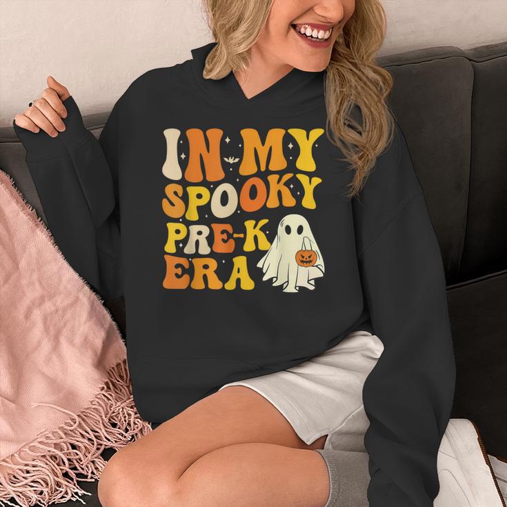 In My Spooky PRE-K Teacher Era Halloween Costume Tee Women's Hoodie, funny design