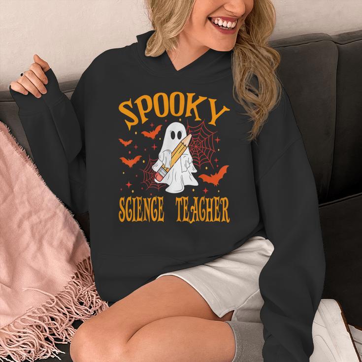 Spooky Science Teacher Ghost Halloween School Women Women's Hoodie, Science Teacher Gifts, funny design Spooky Science Teacher Ghost Halloween School Women Women's Hoodie, Science Teacher Gifts, funny design