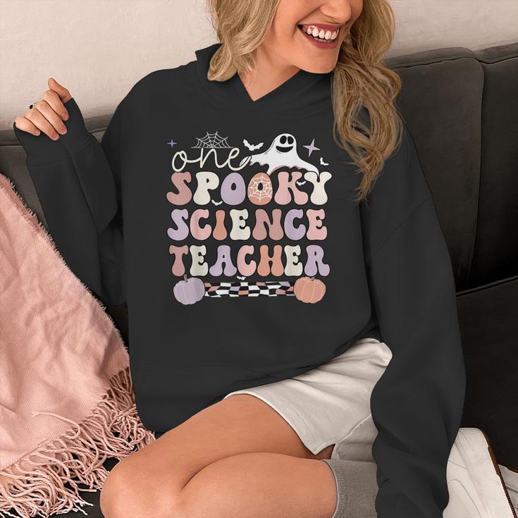 Spooky Science Teacher Halloween Science Teaching For Men Women Women's Hoodie, Science Teacher Gifts, funny design