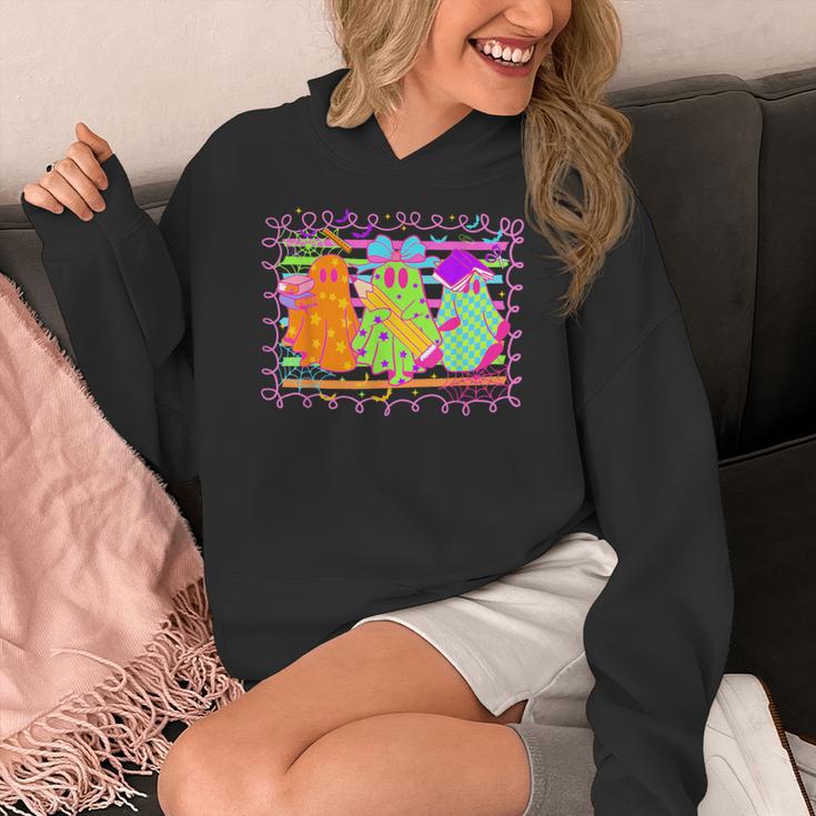 Spooky Teacher Halloween Ghost Fall Autumn Season Women Women's Hoodie, funny design Spooky Teacher Halloween Ghost Fall Autumn Season Women Women's Hoodie, funny design
