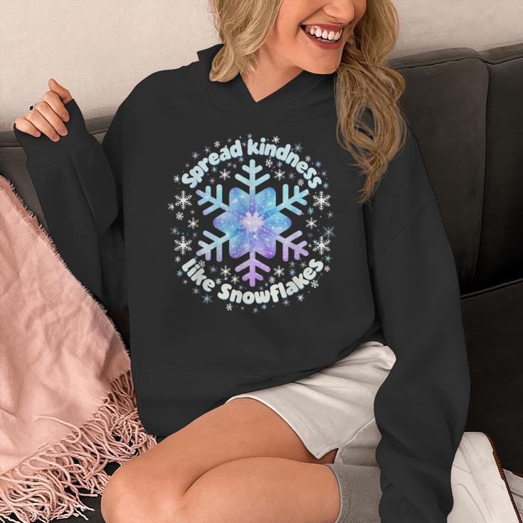 Spread Kindness Like Snowflakes Christmas Teacher Unity Day Women's Hoodie, funny design Spread Kindness Like Snowflakes Christmas Teacher Unity Day Women's Hoodie, funny design