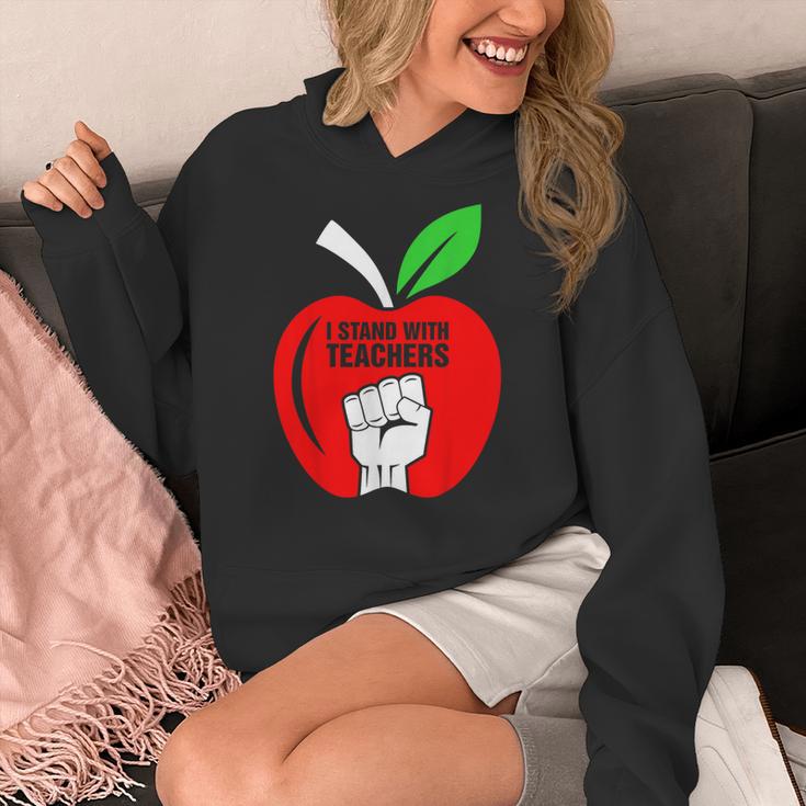 I Stand With Teachers Tshirt Women's Hoodie, funny design I Stand With Teachers Tshirt Women's Hoodie, funny design