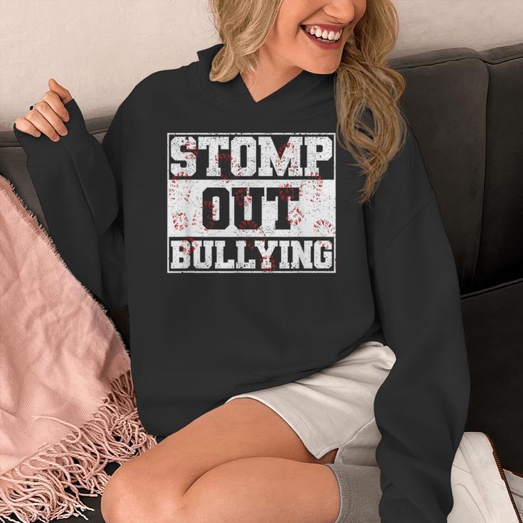 Stomp Out Bullying Back To School Education Teacher Women's Hoodie, funny design